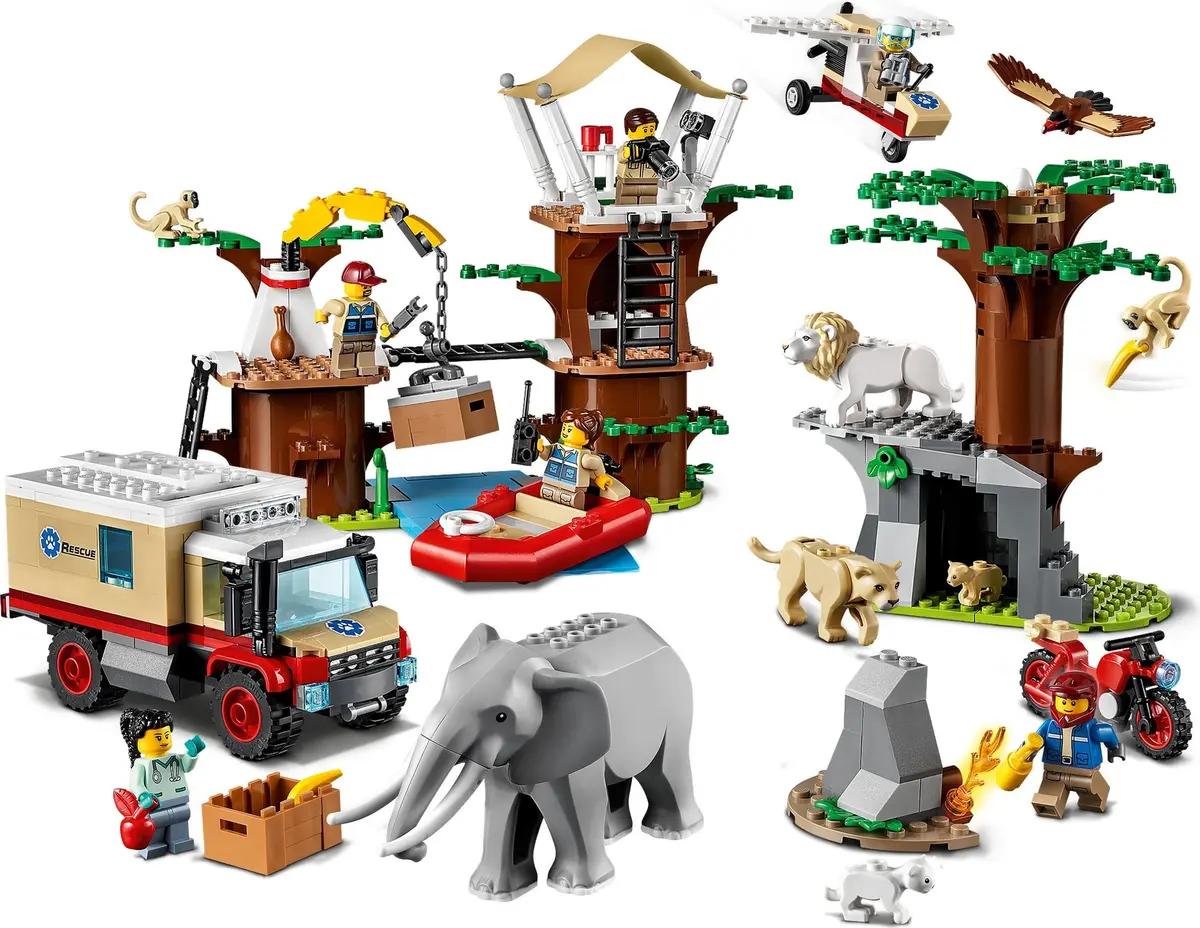 LEGO City 60307 Wildlife Rescue Camp set, image 5