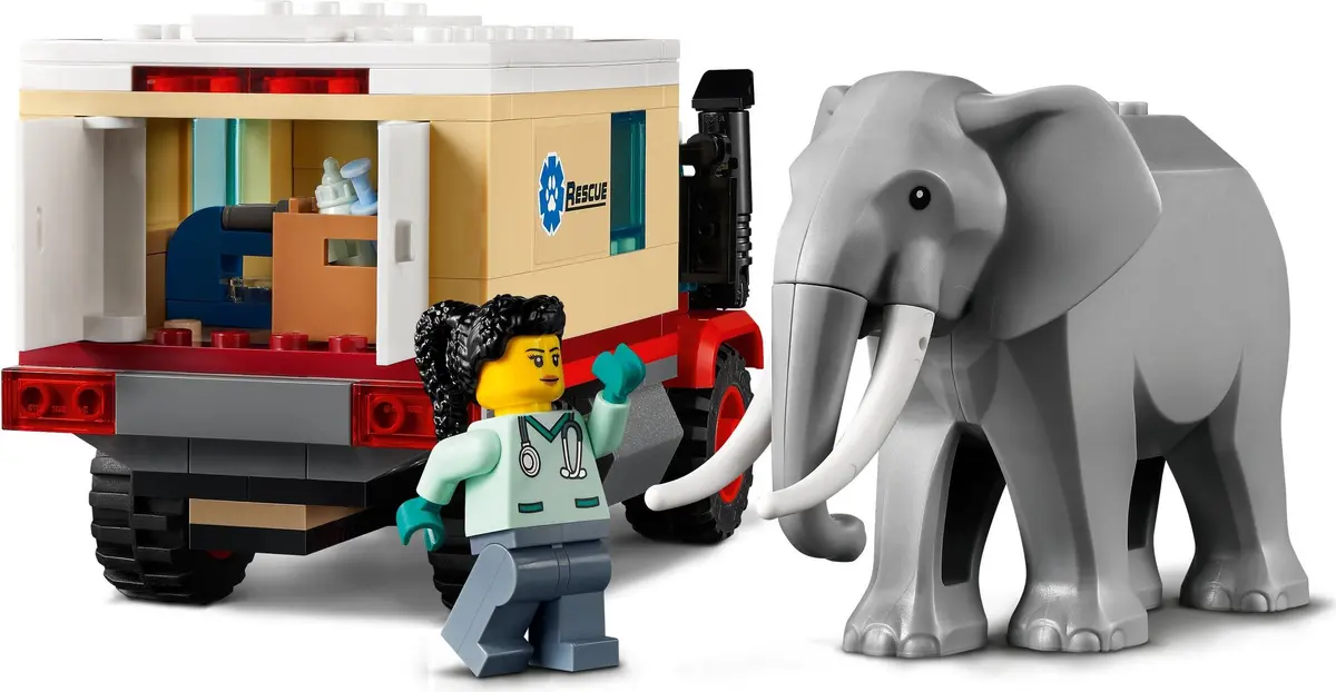 LEGO City 60307 Wildlife Rescue Camp set, image 9