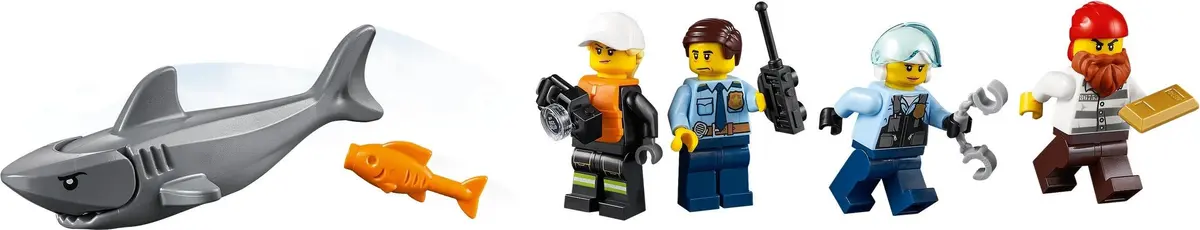 LEGO City 60308 Seaside Police and Fire Mission set, image 5