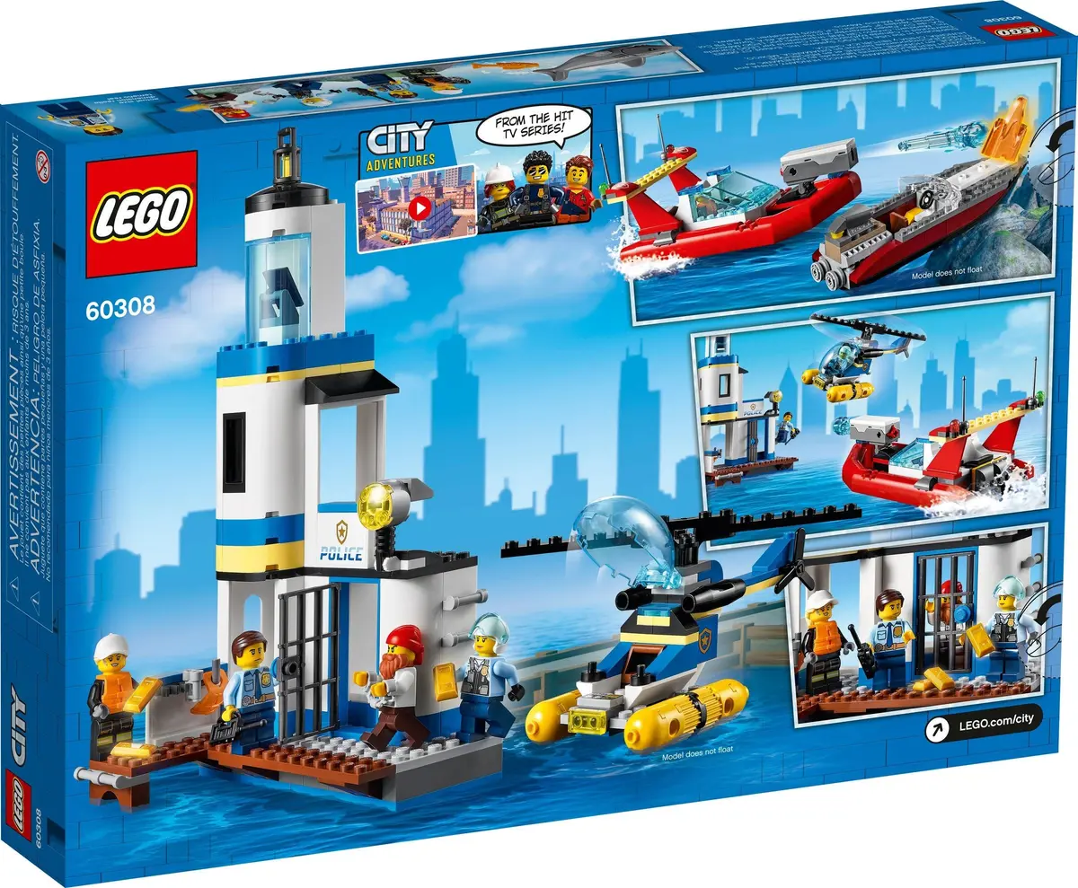 LEGO City 60308 Seaside Police and Fire Mission set, image 9