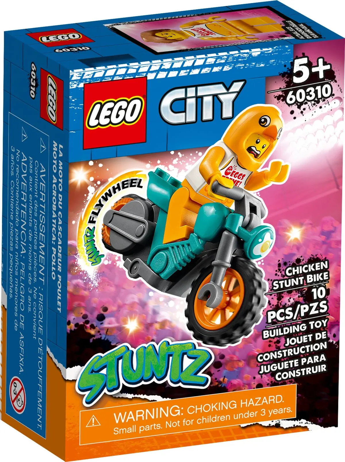 LEGO City 60310 Chicken Stunt Bike set, image 2