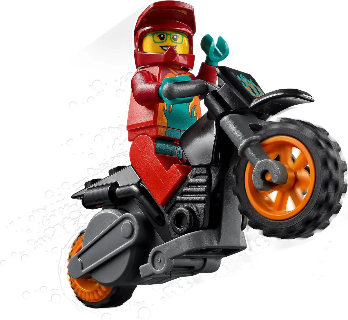 LEGO City 60311 Fire Stunt Bike set, image 7