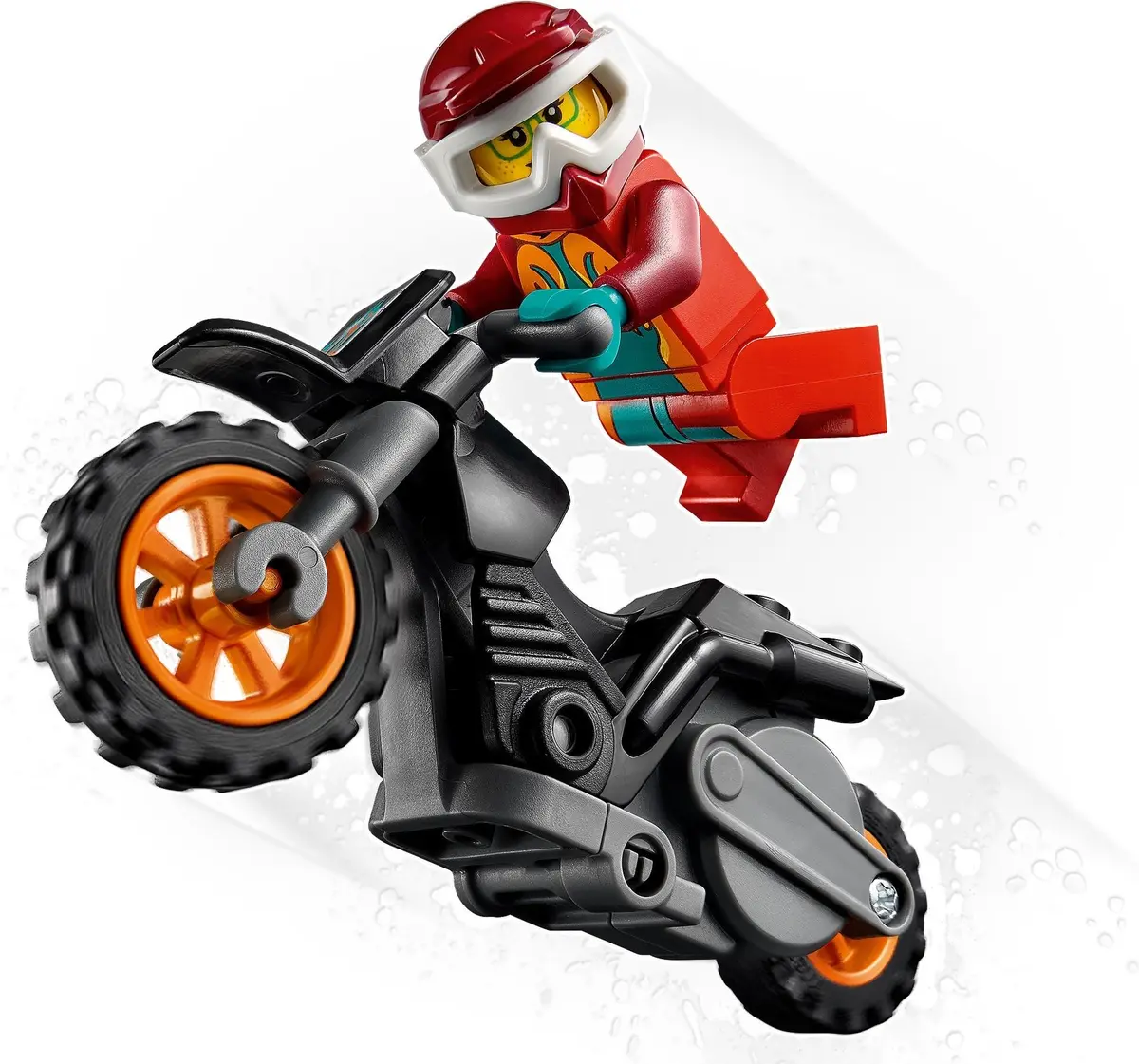 LEGO City 60311 Fire Stunt Bike set, image 4