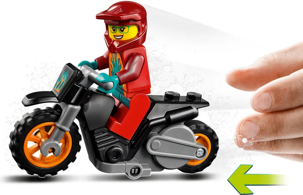 LEGO City 60311 Fire Stunt Bike set, image 6