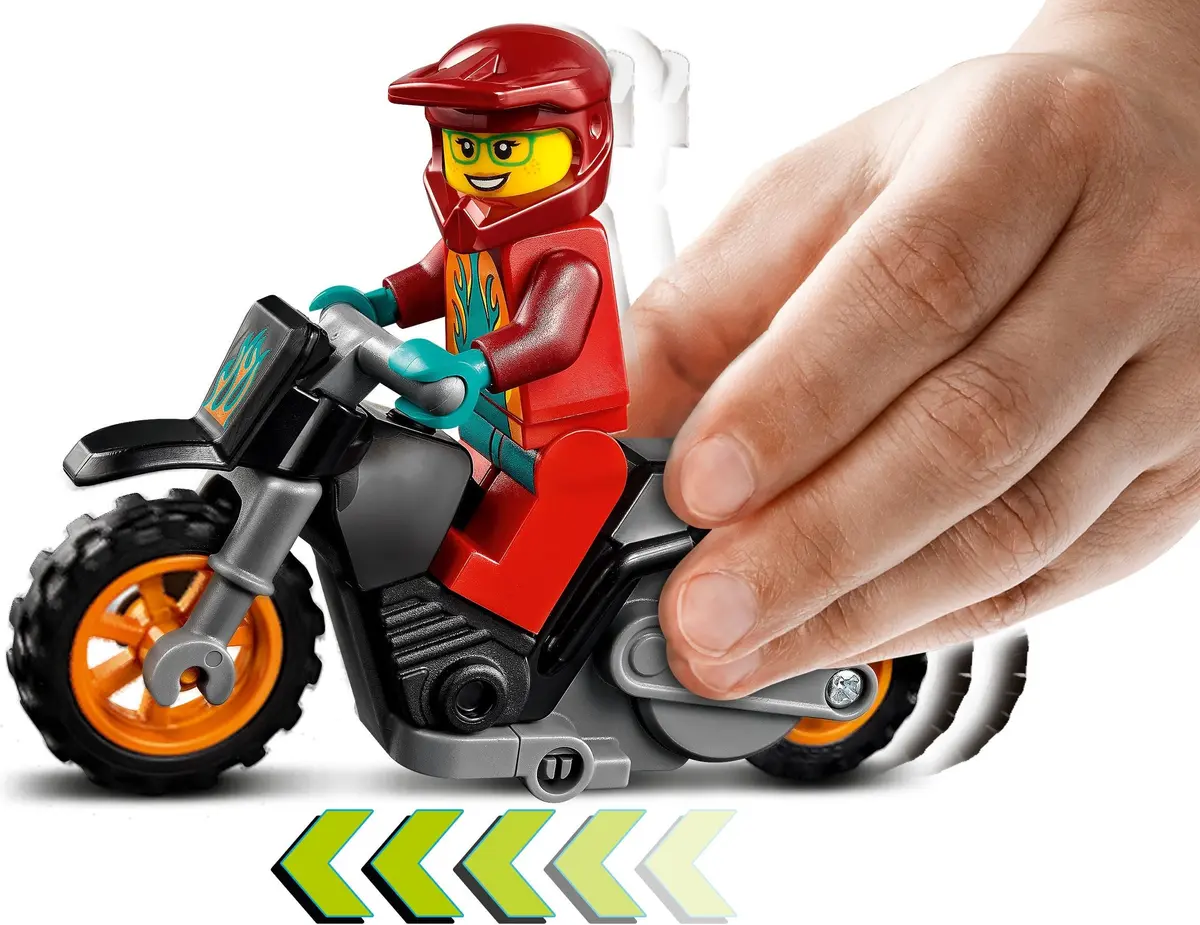 LEGO City 60311 Fire Stunt Bike set, image 5