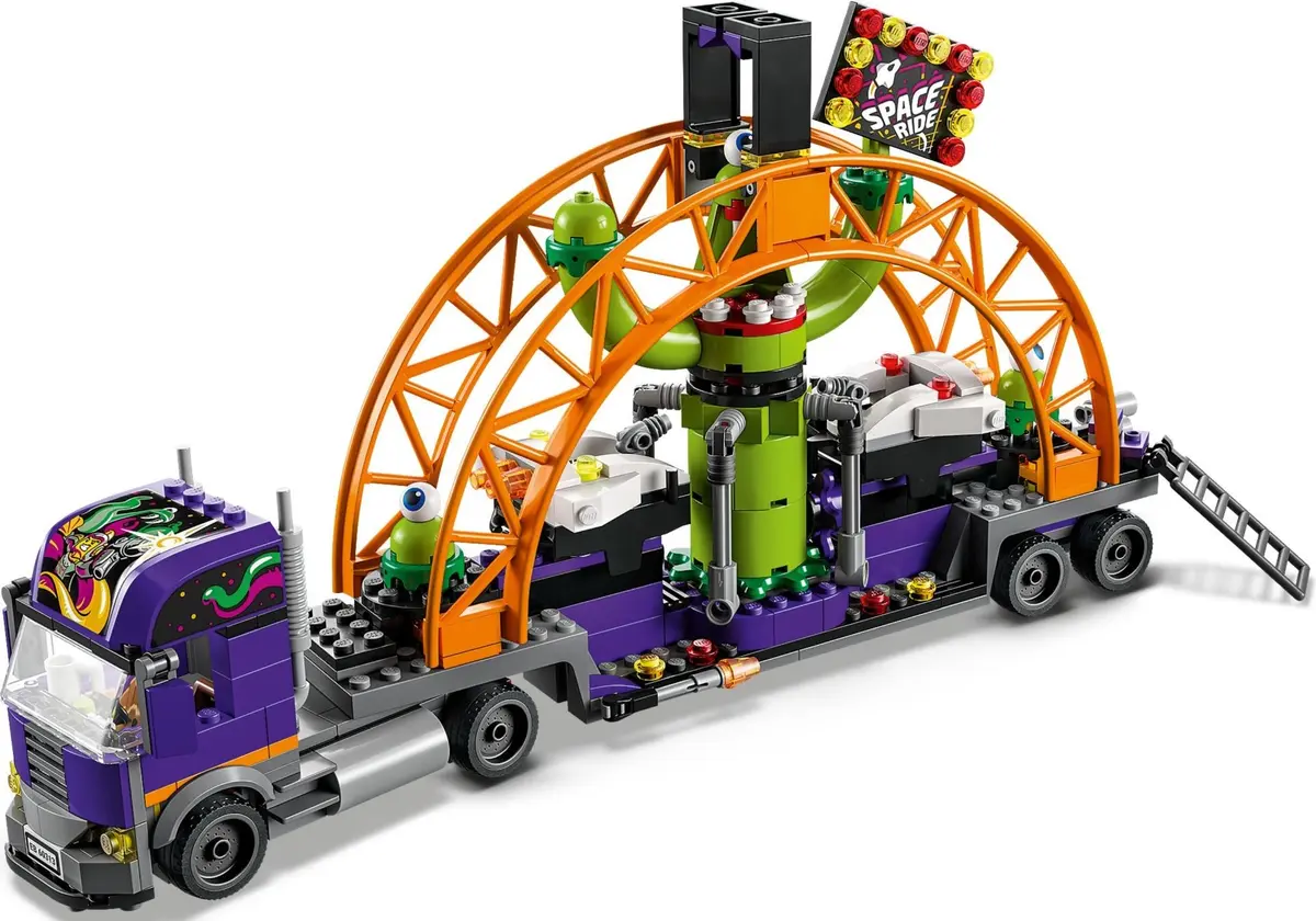 LEGO City 60313 Space Ride Amusement Truck set, image 4