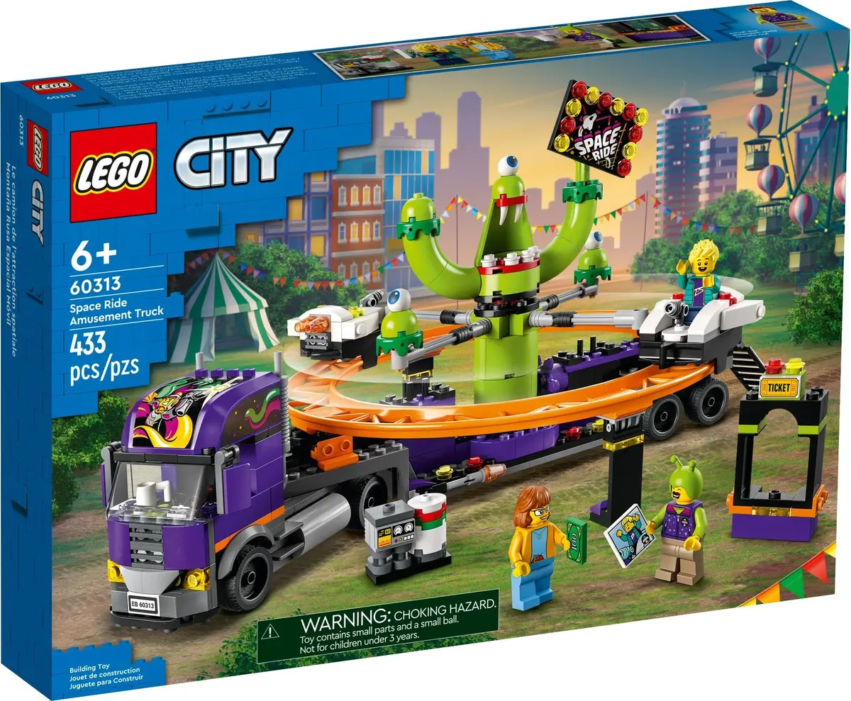 LEGO City 60313 Space Ride Amusement Truck set, image 2