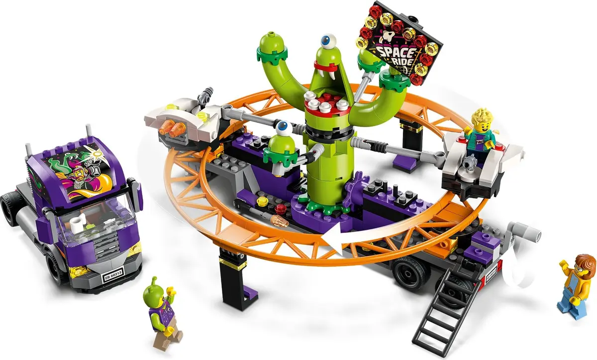 LEGO City 60313 Space Ride Amusement Truck set, image 7