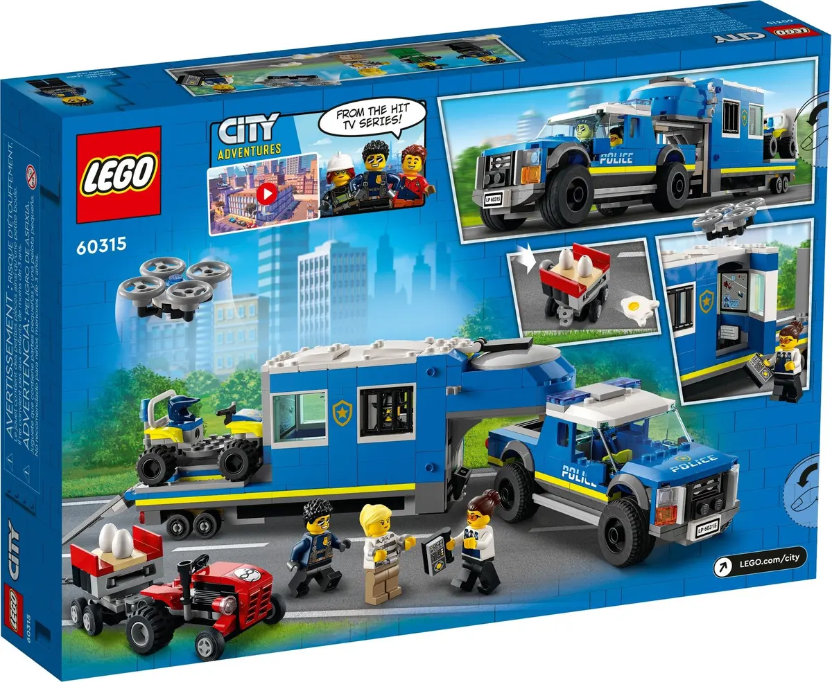 LEGO City 60315 Police Mobile Command Truck set, image 4