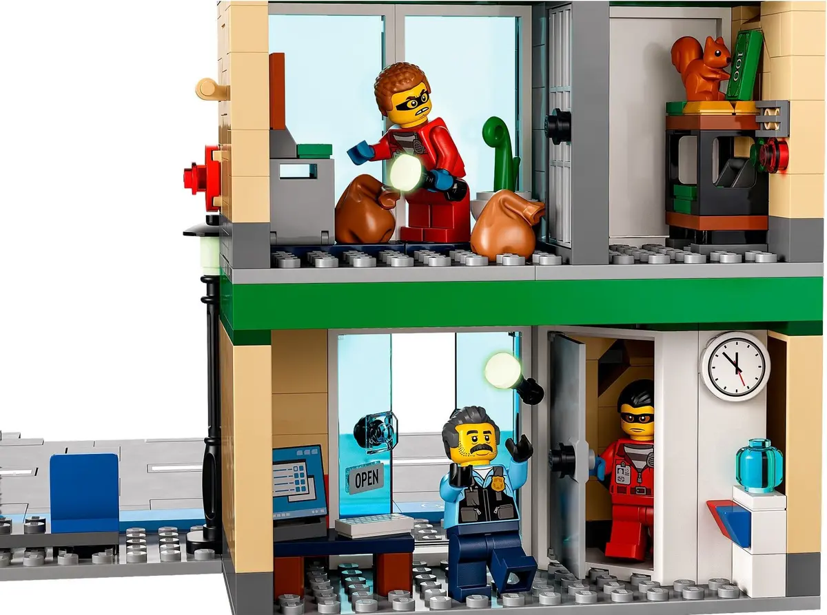 LEGO City 60317 Police Chase at the Bank set, image 6