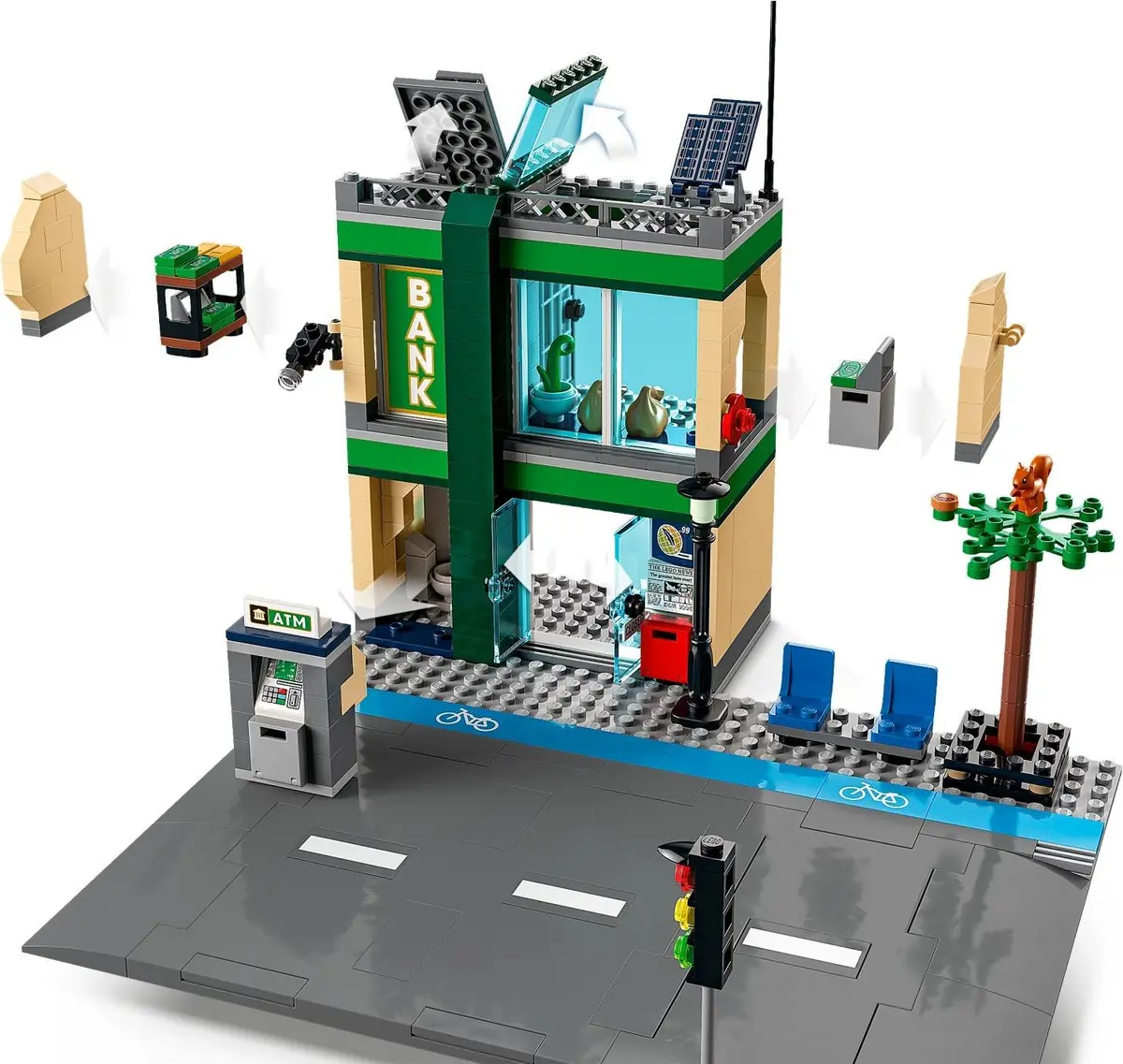 LEGO City 60317 Police Chase at the Bank set, image 7