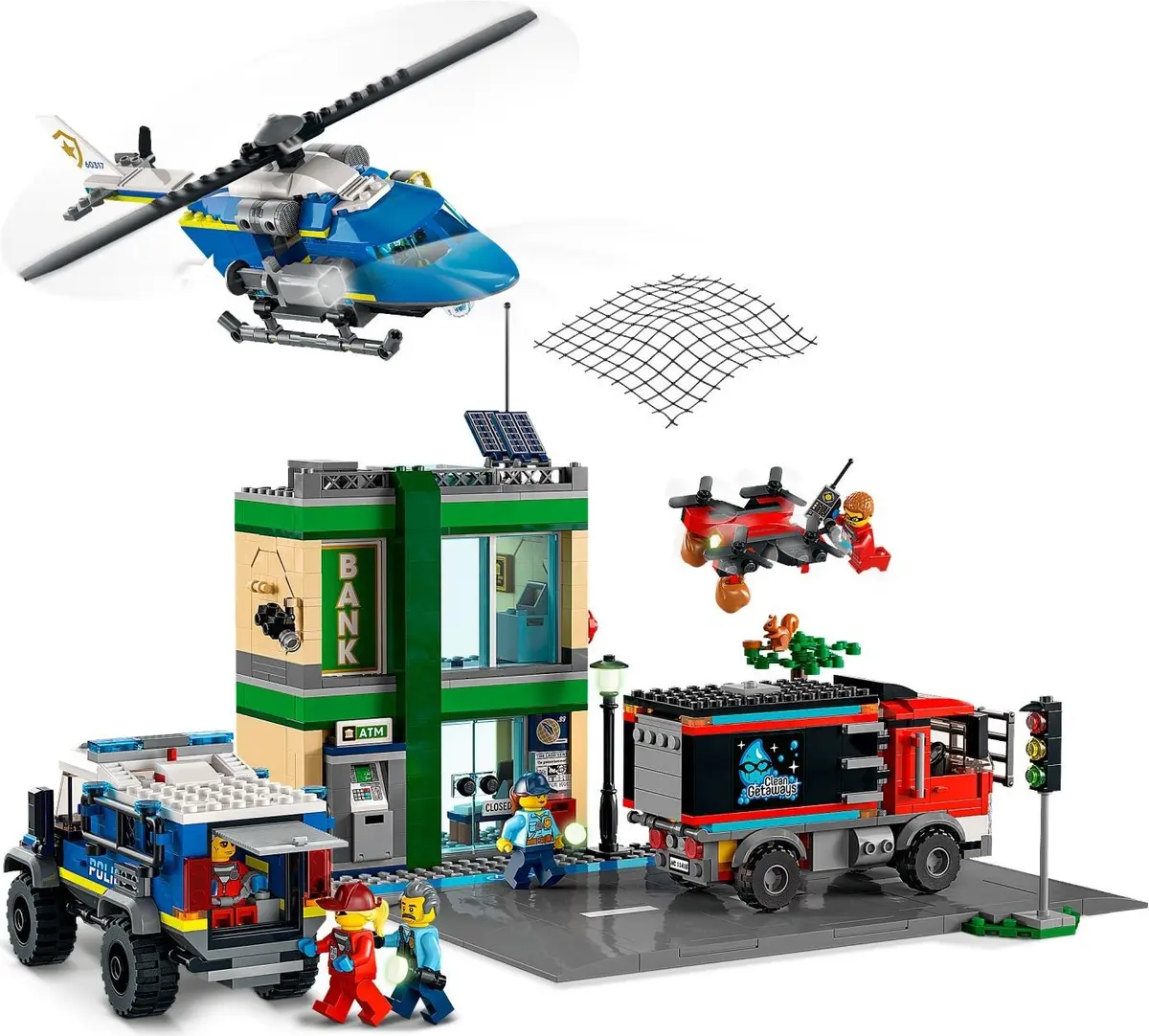 LEGO City 60317 Police Chase at the Bank set, image 5