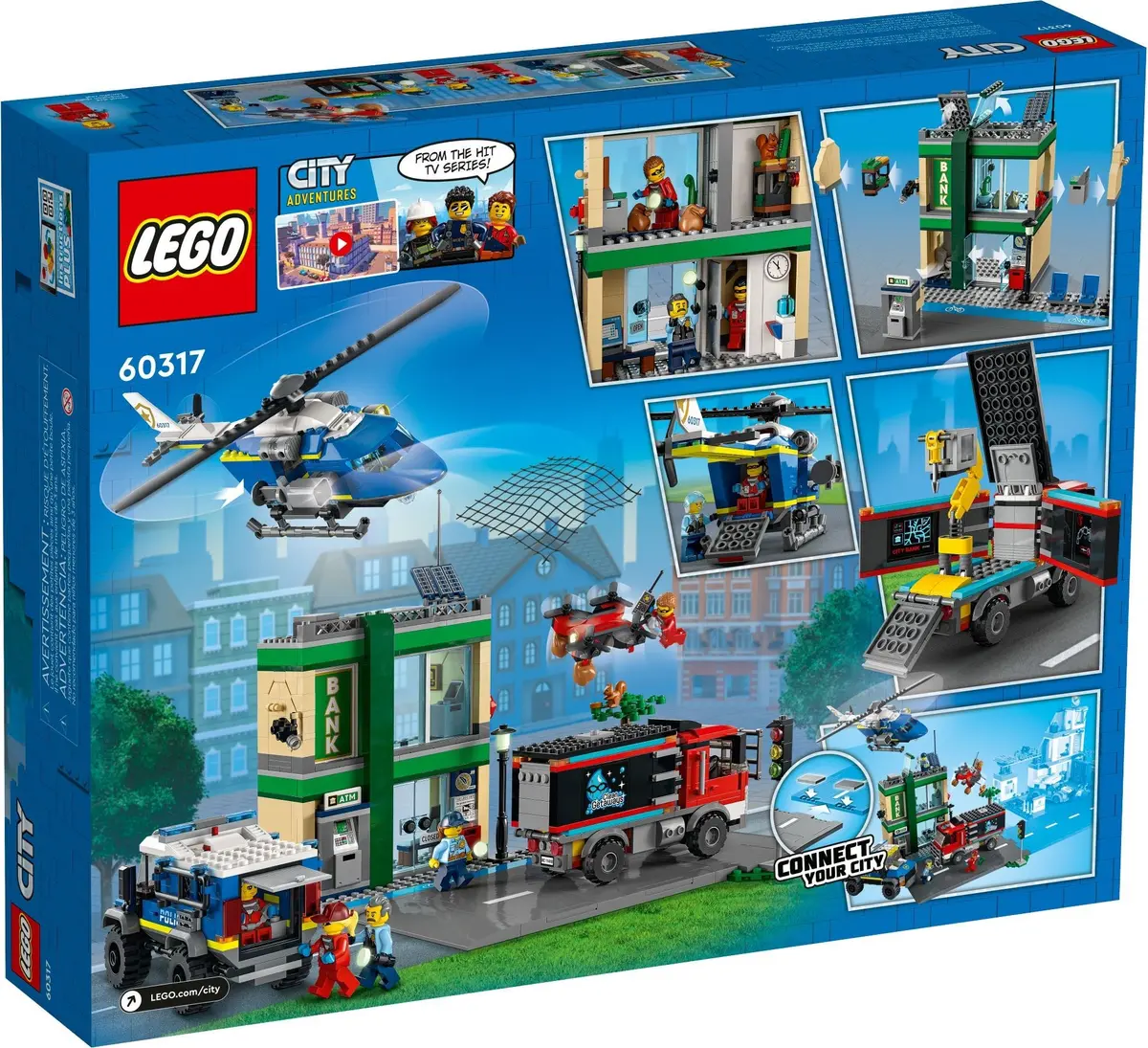 LEGO City 60317 Police Chase at the Bank set, image 10