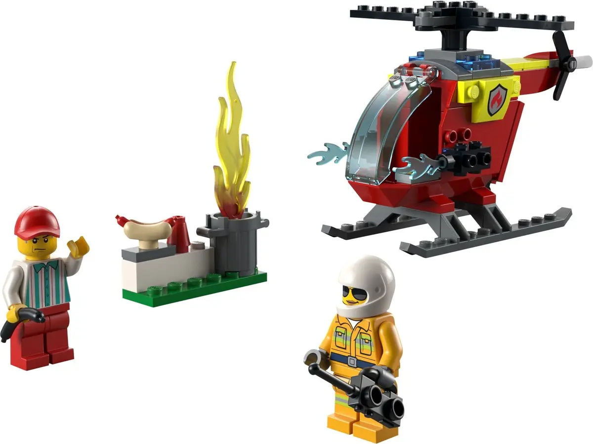 LEGO City 60318 Fire Helicopter set