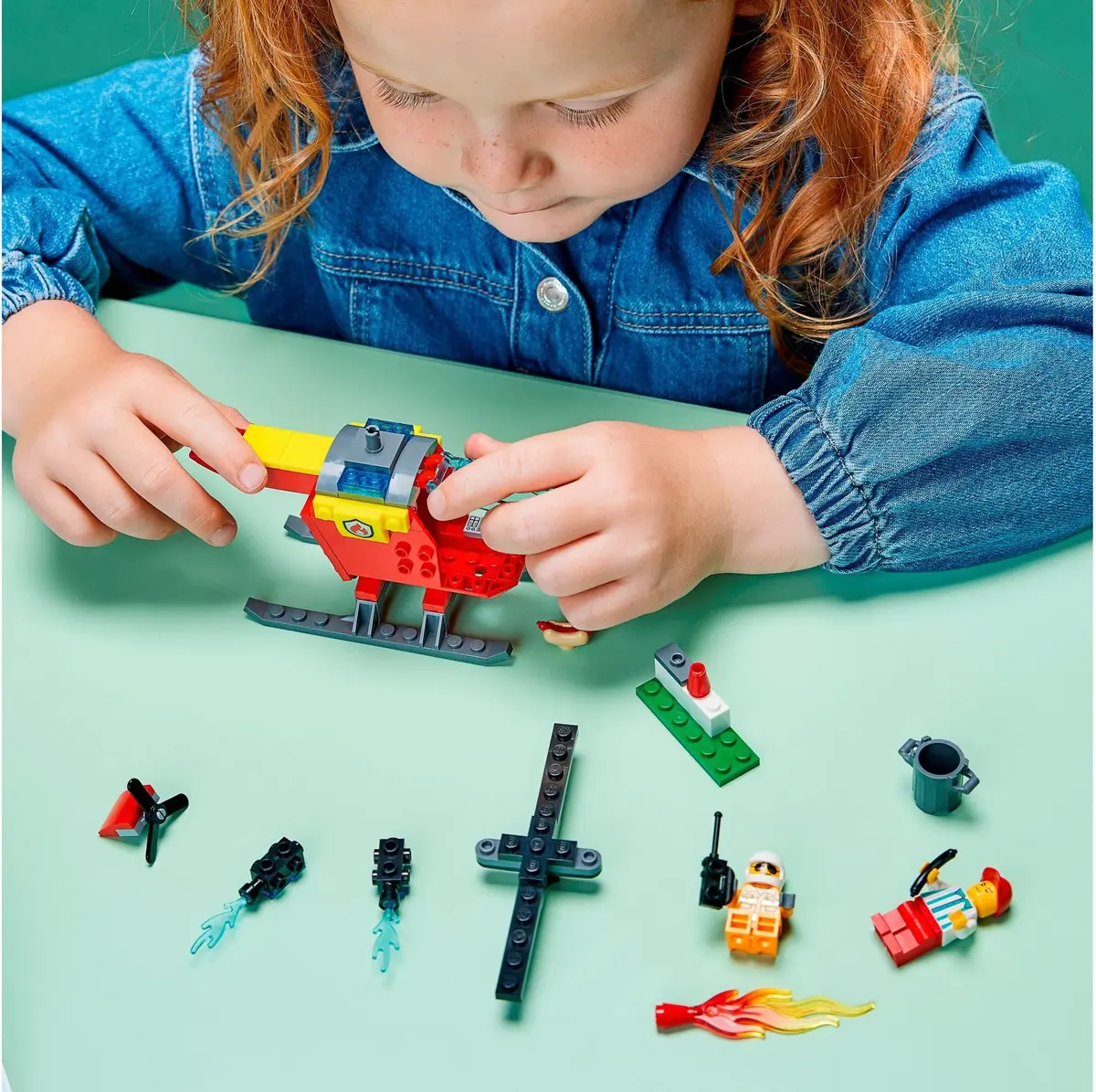 LEGO City 60318 Fire Helicopter set, image 5