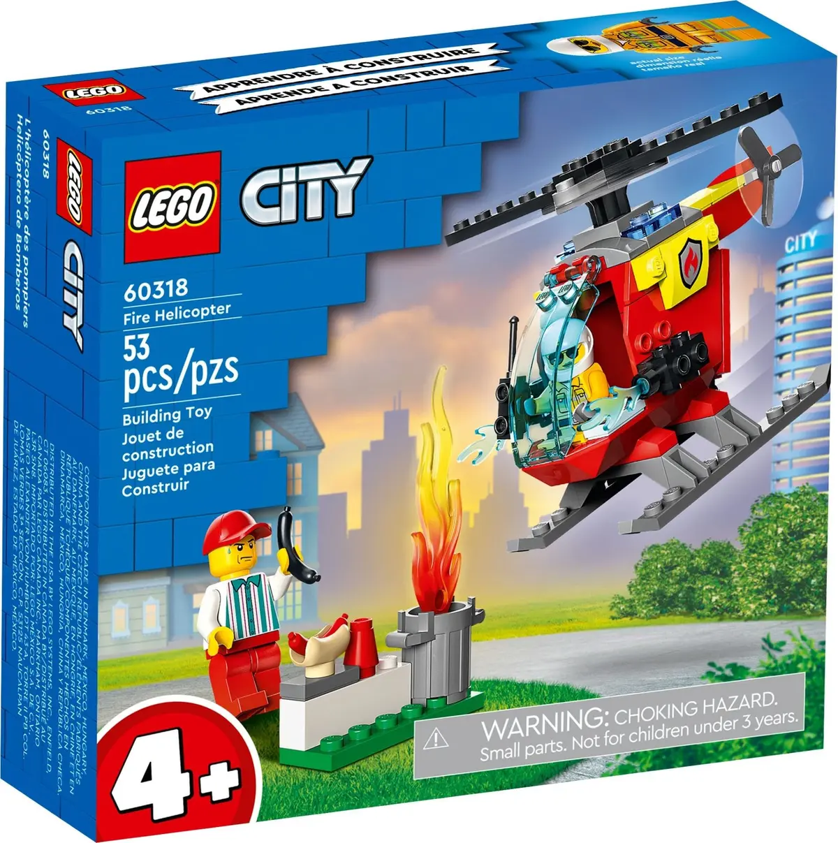 LEGO City 60318 Fire Helicopter set, image 7