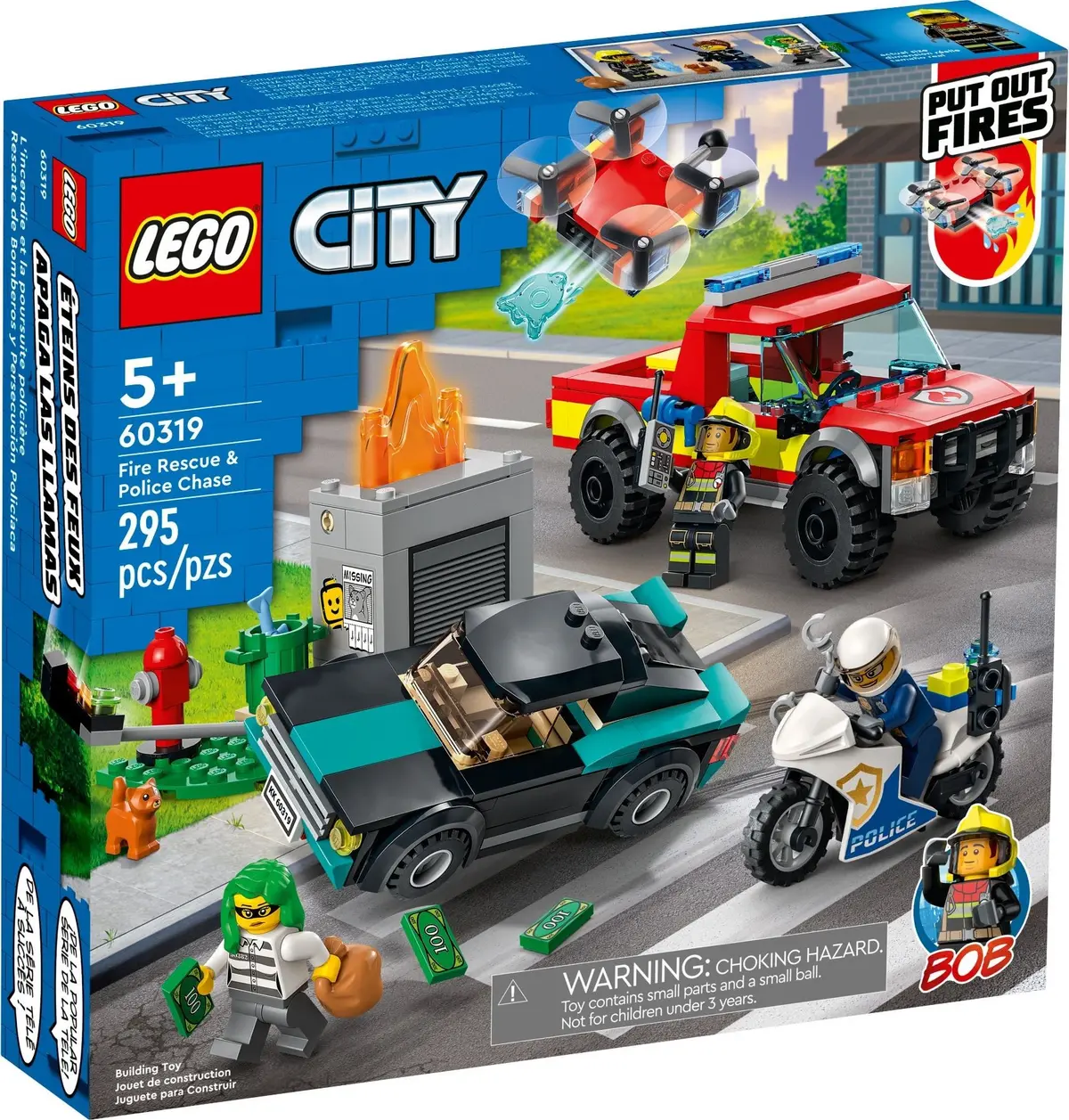 LEGO City 60319 Fire Rescue & Police Chase set, image 7