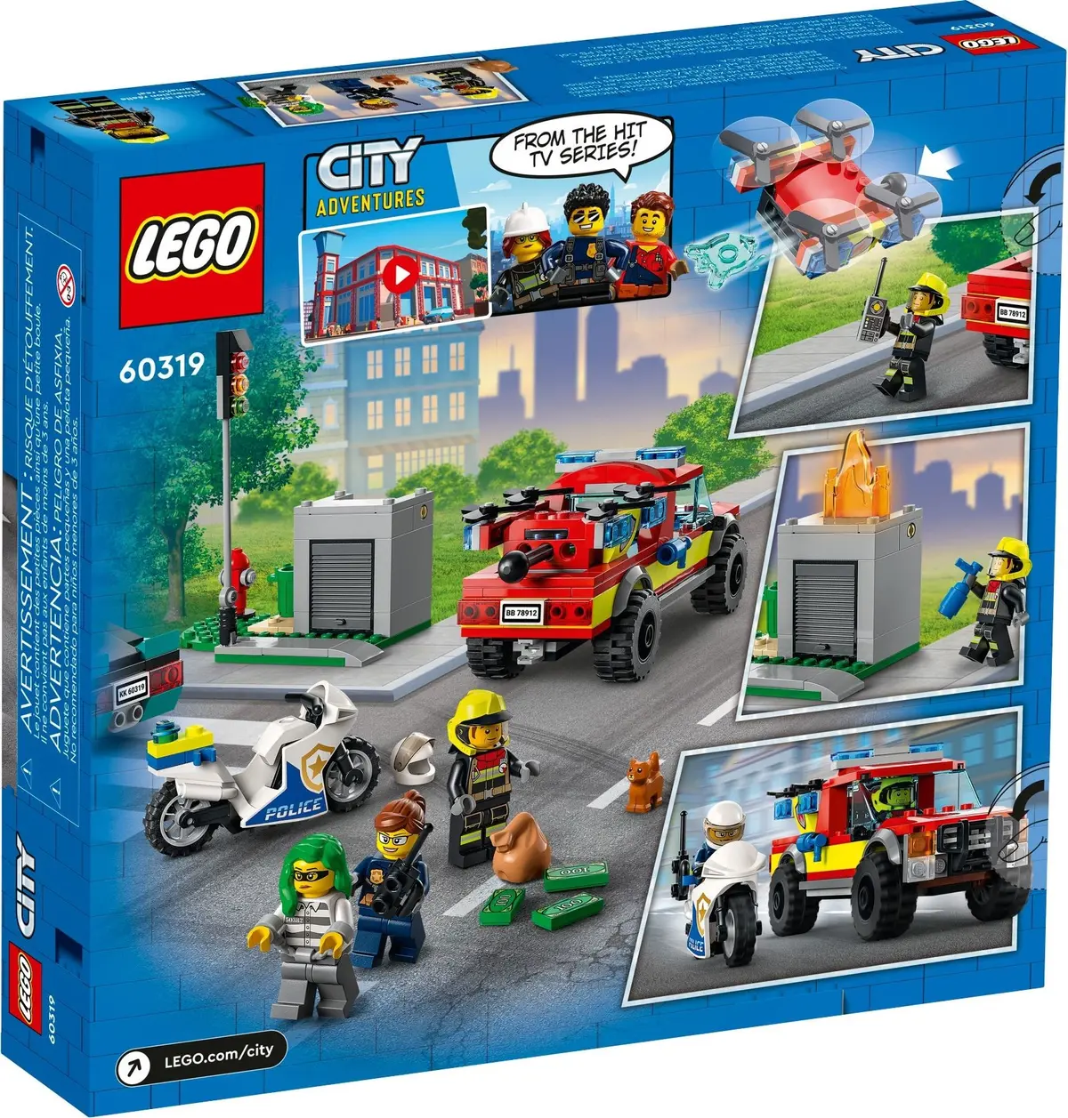 LEGO City 60319 Fire Rescue & Police Chase set, image 8