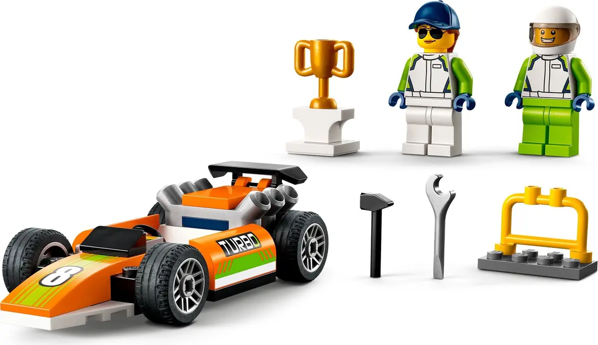LEGO City 60322 Race Car set, image 3