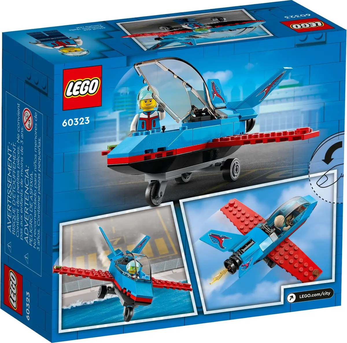 LEGO City 60323 Stunt Plane set, image 4
