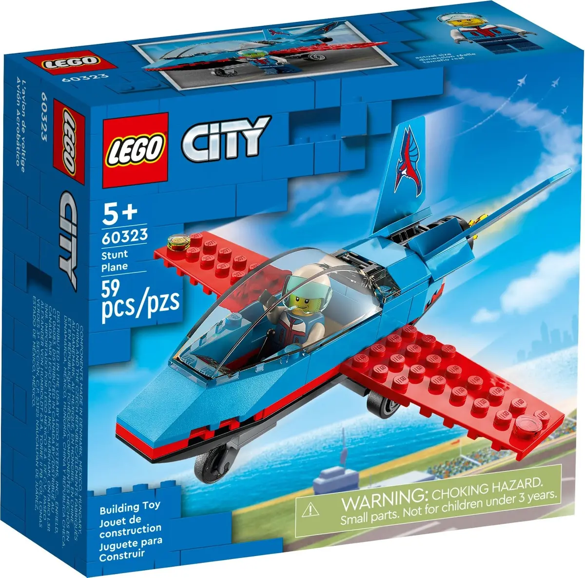 LEGO City 60323 Stunt Plane set, image 5