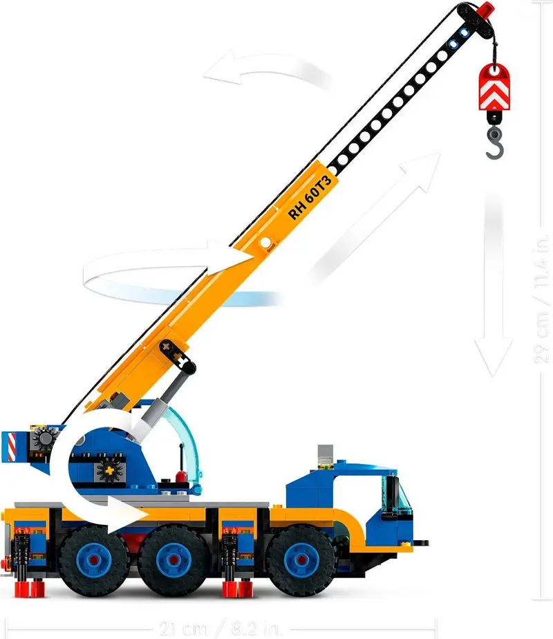 LEGO City 60324 Mobile Crane set, image 4