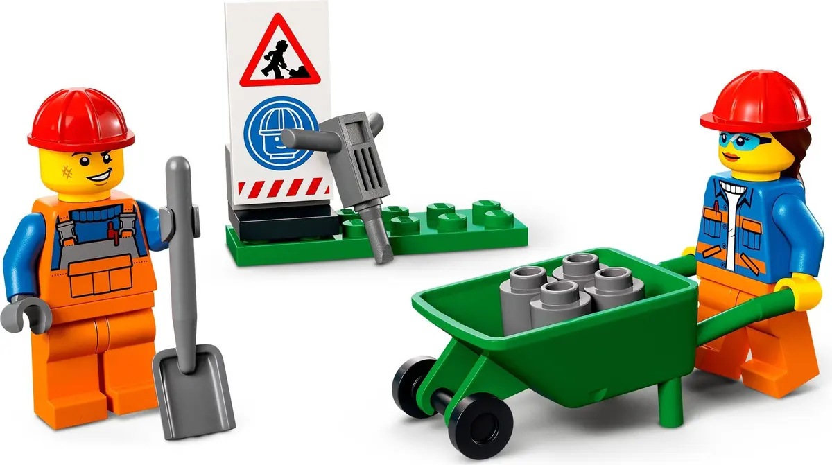 LEGO City 60325 Cement Mixer Truck set, image 5