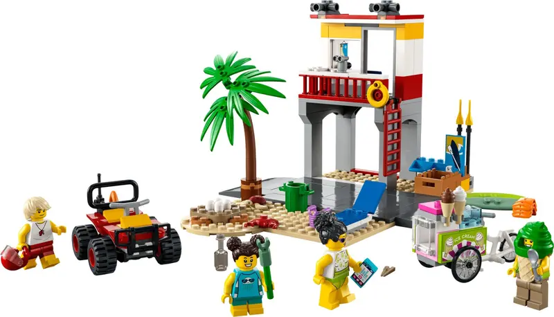 LEGO City 60328 Beach Lifeguard Station set