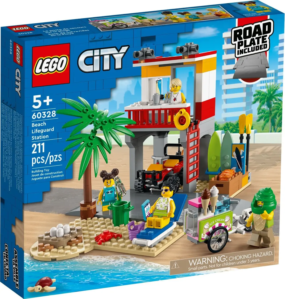LEGO City 60328 Beach Lifeguard Station set, image 2