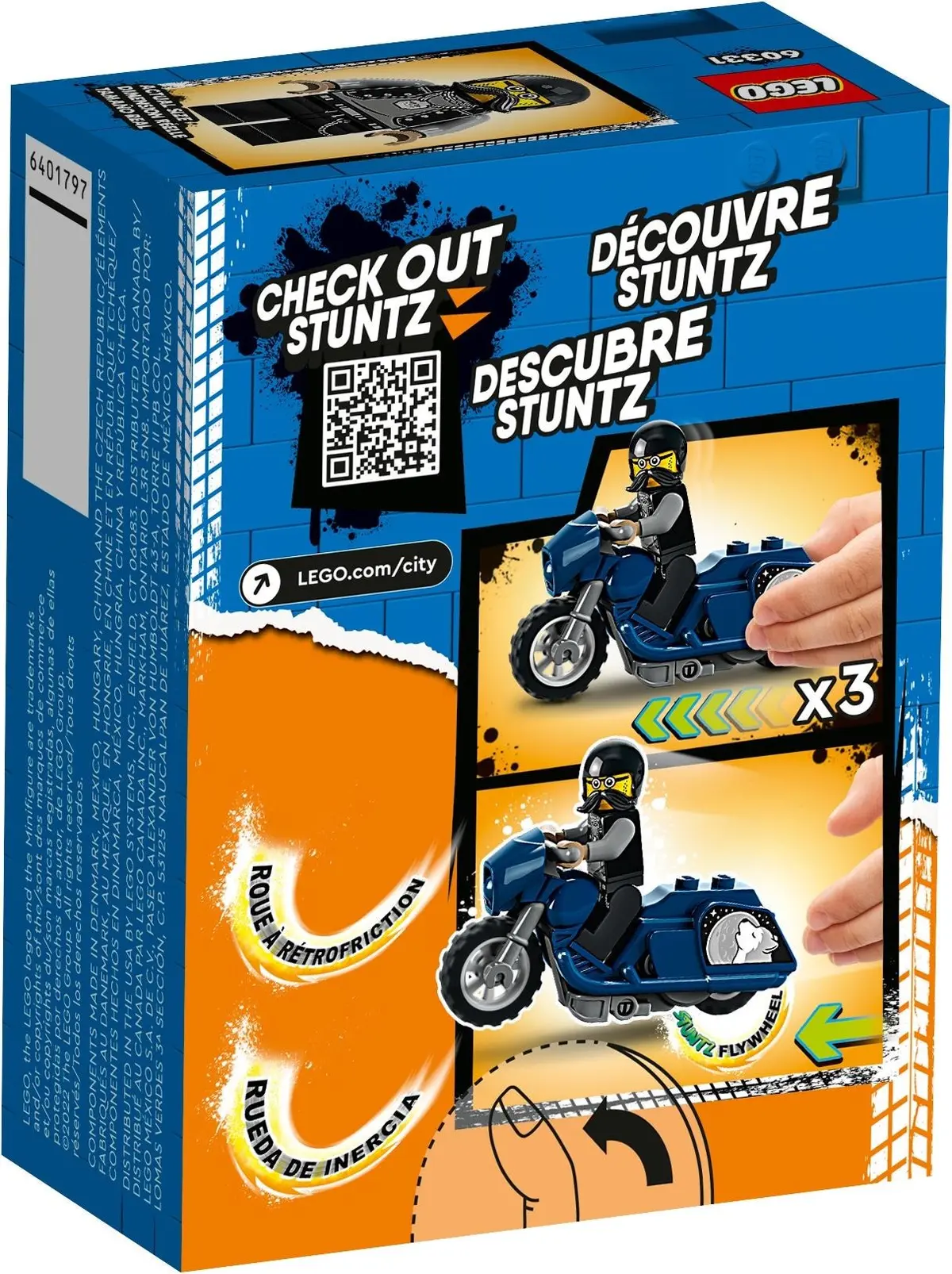 LEGO City 60331 Touring Stunt Bike set, image 6