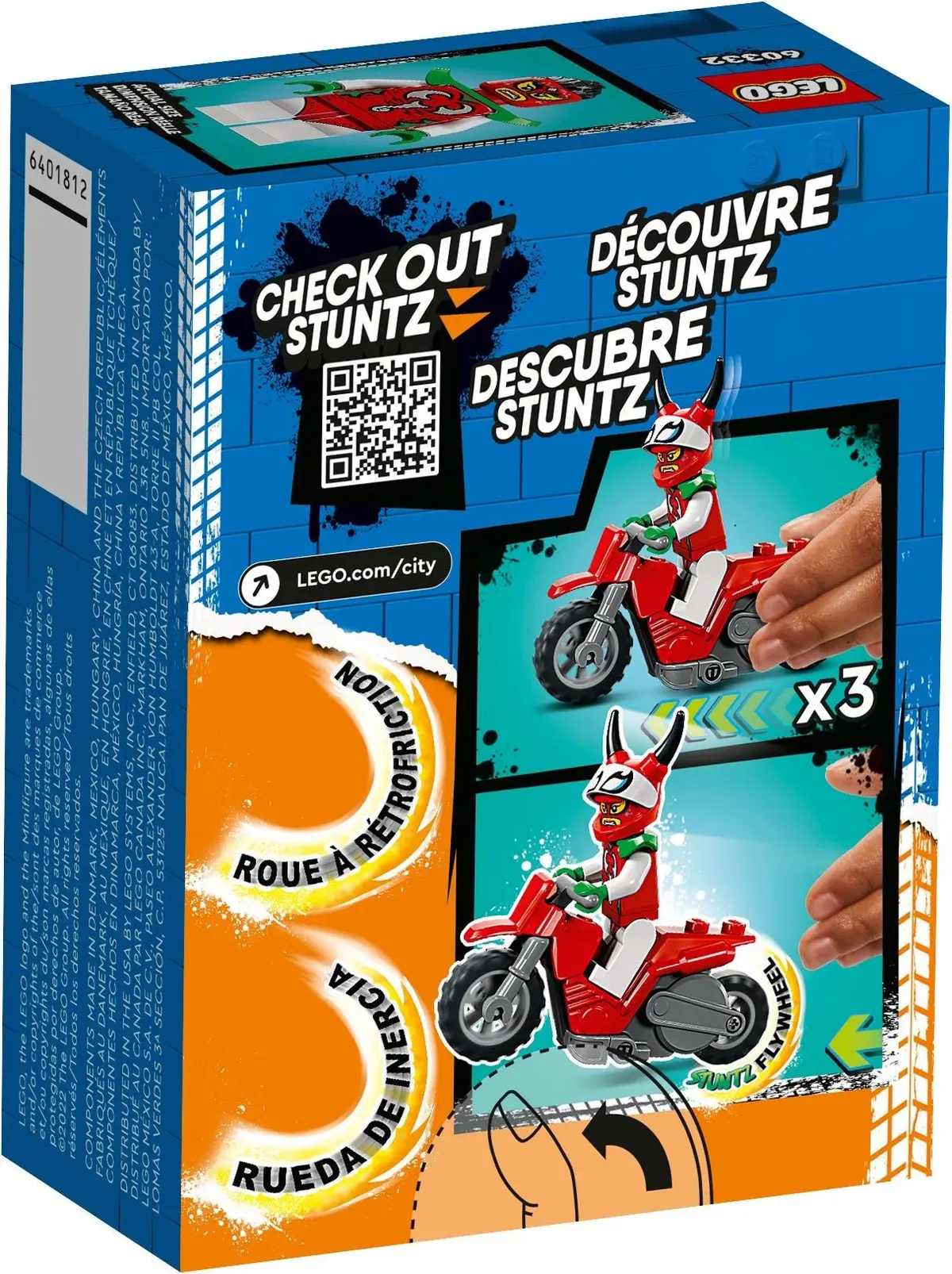 LEGO City 60332 Reckless Scorpion Stunt Bike set, image 6
