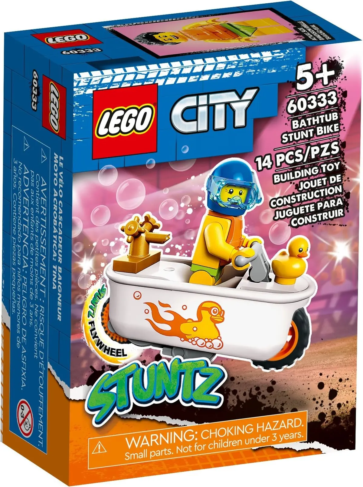 LEGO City 60333 Bathtub Stunt Bike set, image 2