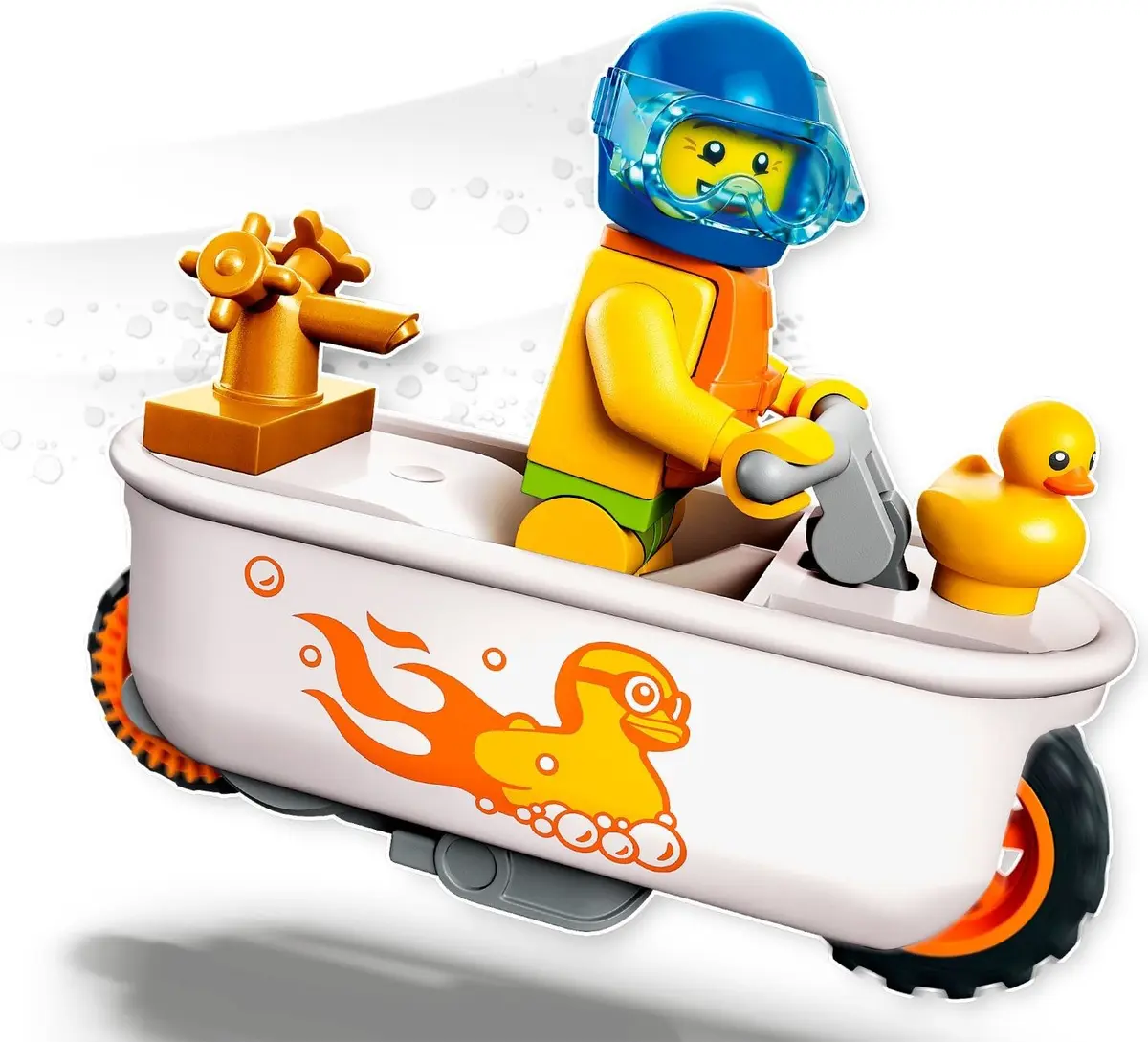 LEGO City 60333 Bathtub Stunt Bike set, image 3