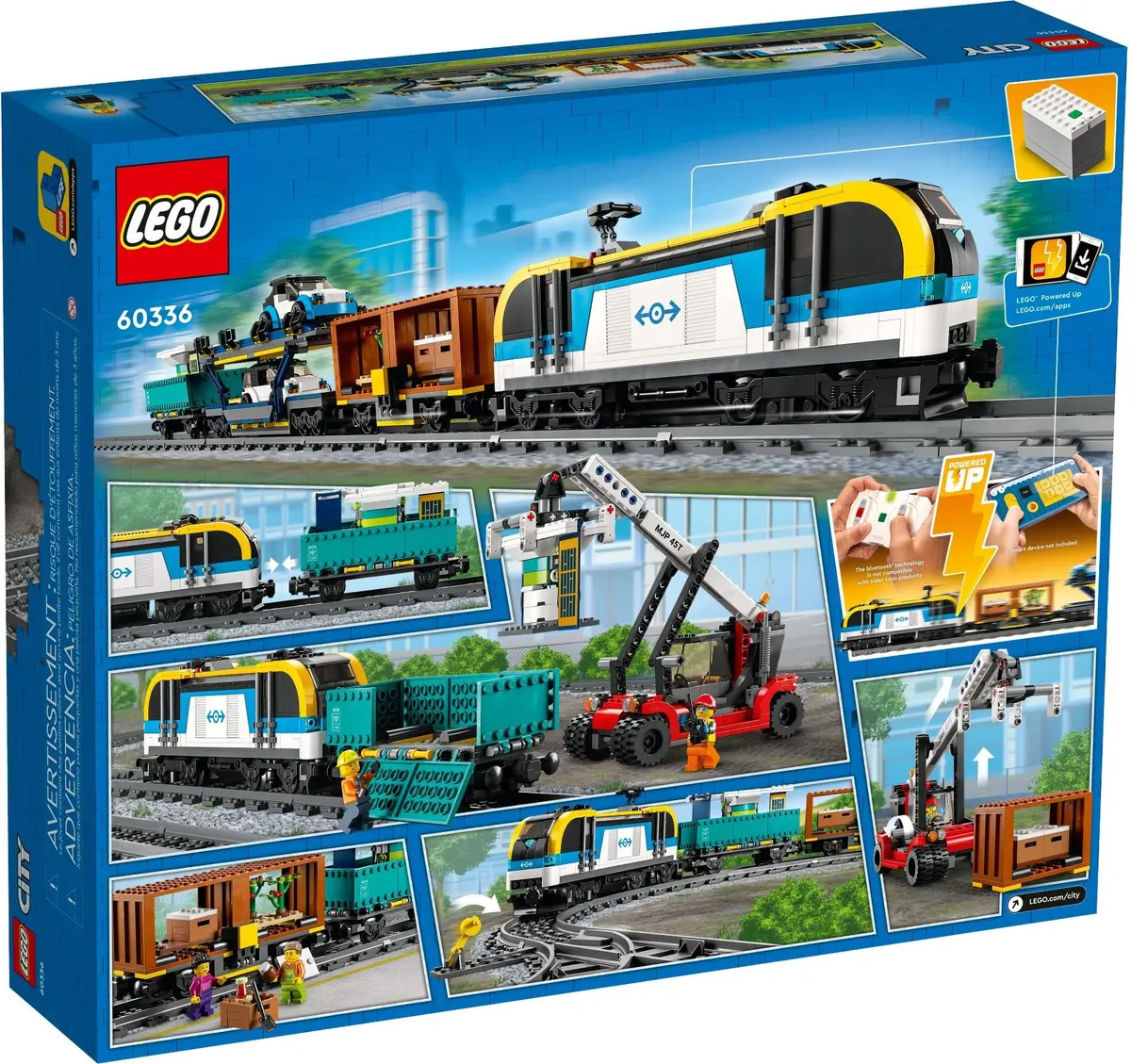 LEGO City 60336 Freight Train set, image 4