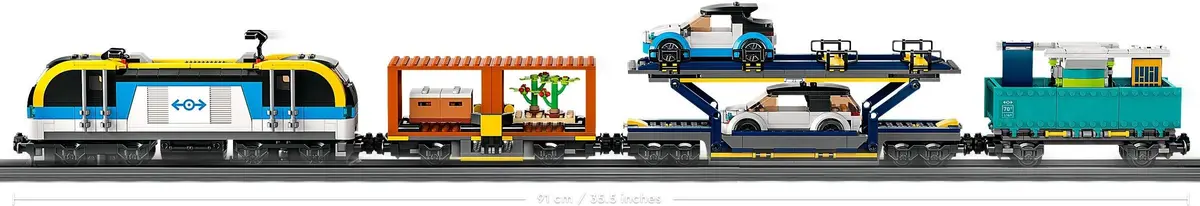 LEGO City 60336 Freight Train set, image 7
