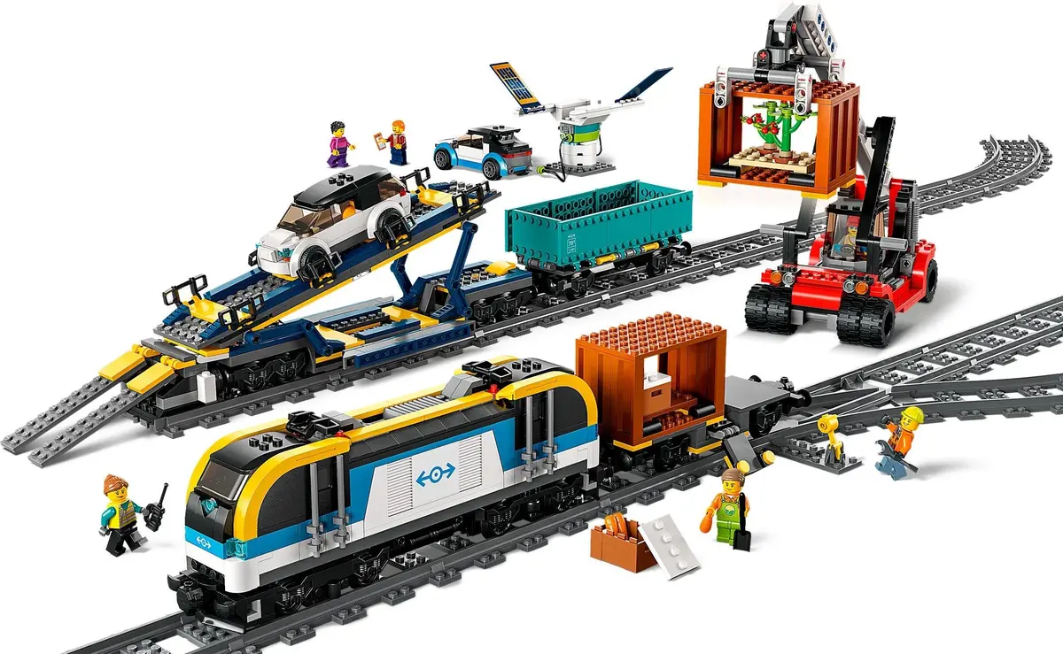 LEGO City 60336 Freight Train set, image 6