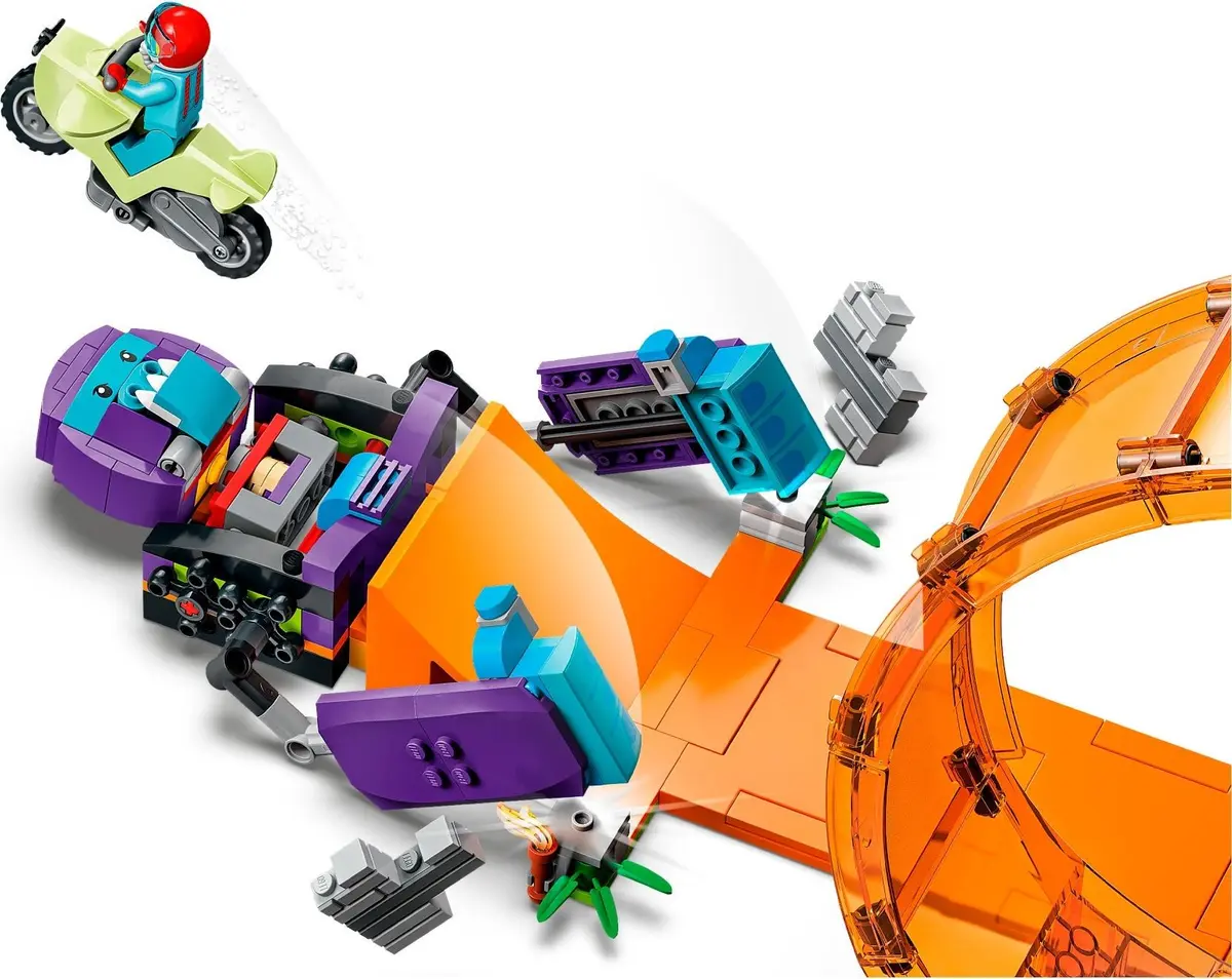 LEGO City 60338 Chimpanzee Smash Stunt Loop set, image 4