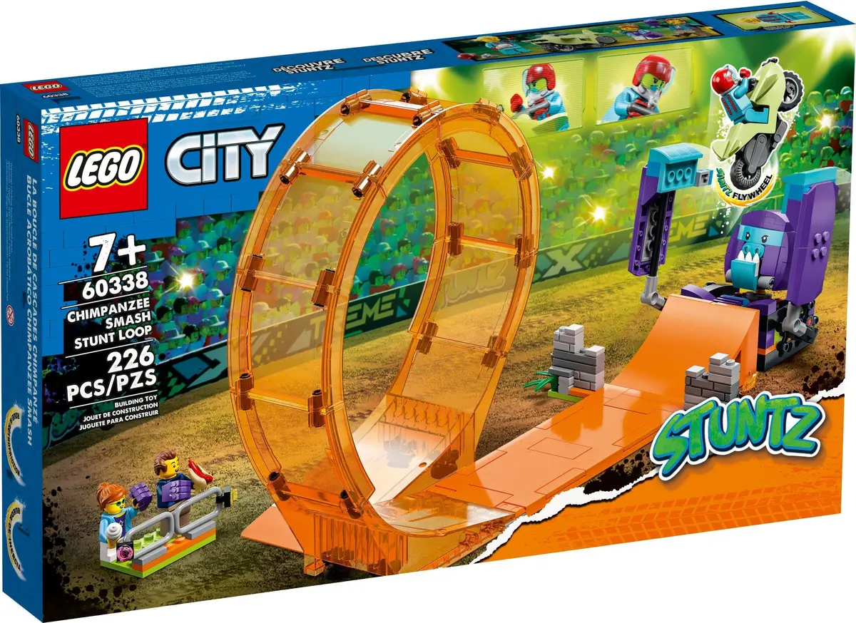 LEGO City 60338 Chimpanzee Smash Stunt Loop set, image 2