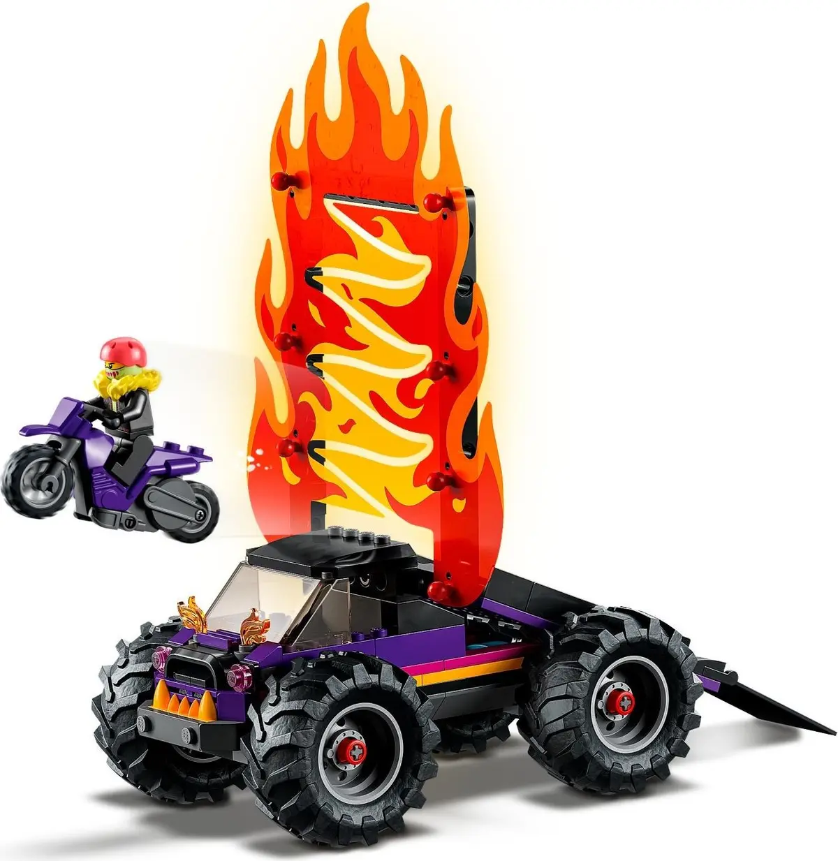 LEGO City 60339 Double Loop Stunt Arena set, image 8
