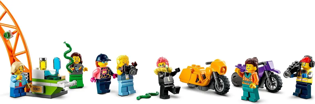 LEGO City 60339 Double Loop Stunt Arena set, image 12