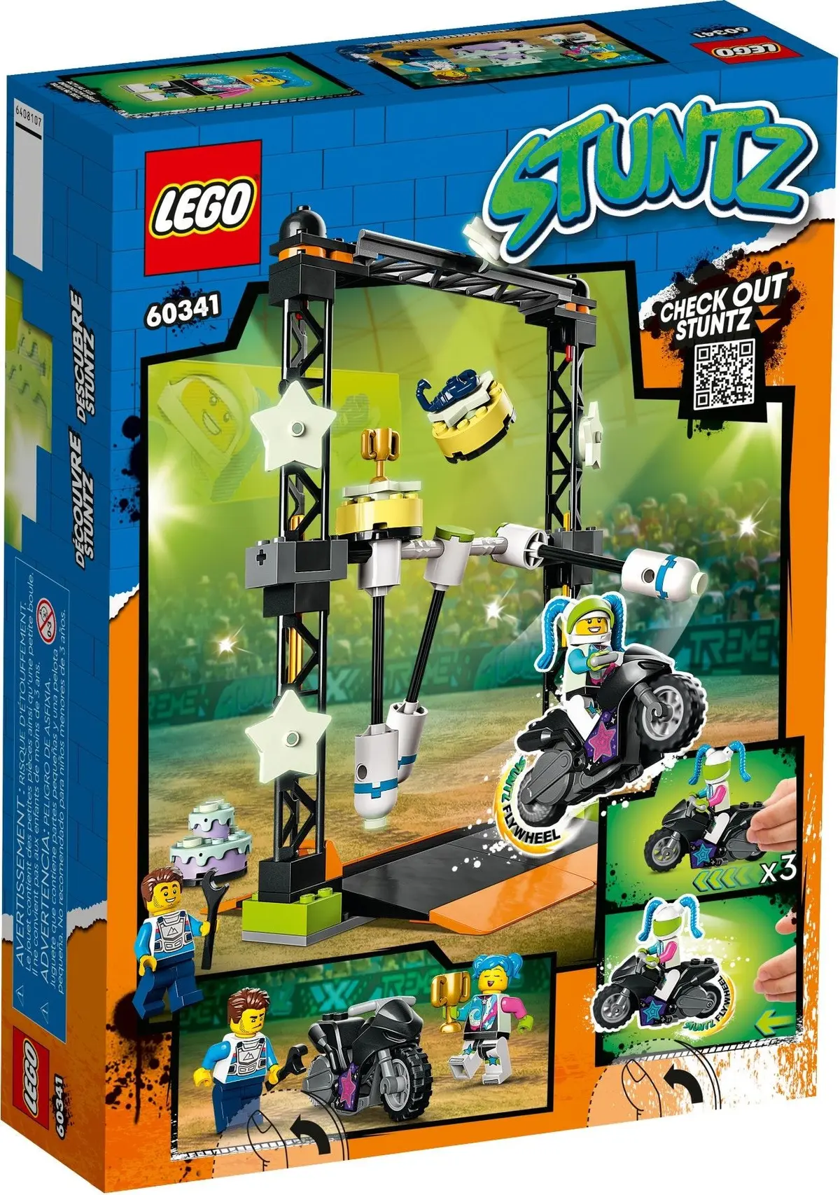 LEGO City 60341 The Knockdown Stunt Challenge set, image 8