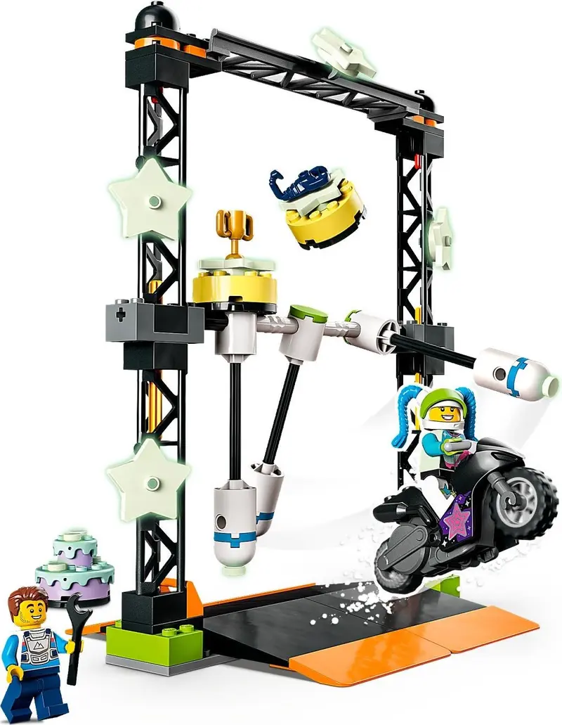 LEGO City 60341 The Knockdown Stunt Challenge set, image 3