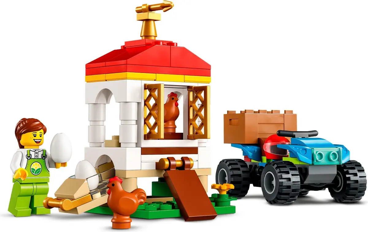 LEGO City 60344 Chicken Henhouse set, image 3