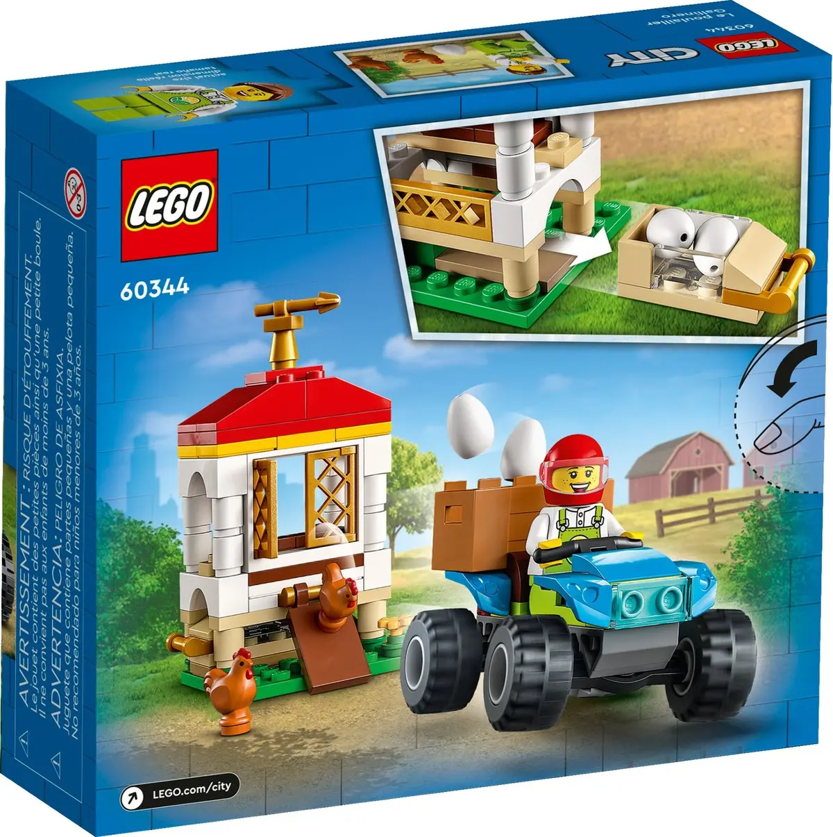 LEGO City 60344 Chicken Henhouse set, image 8