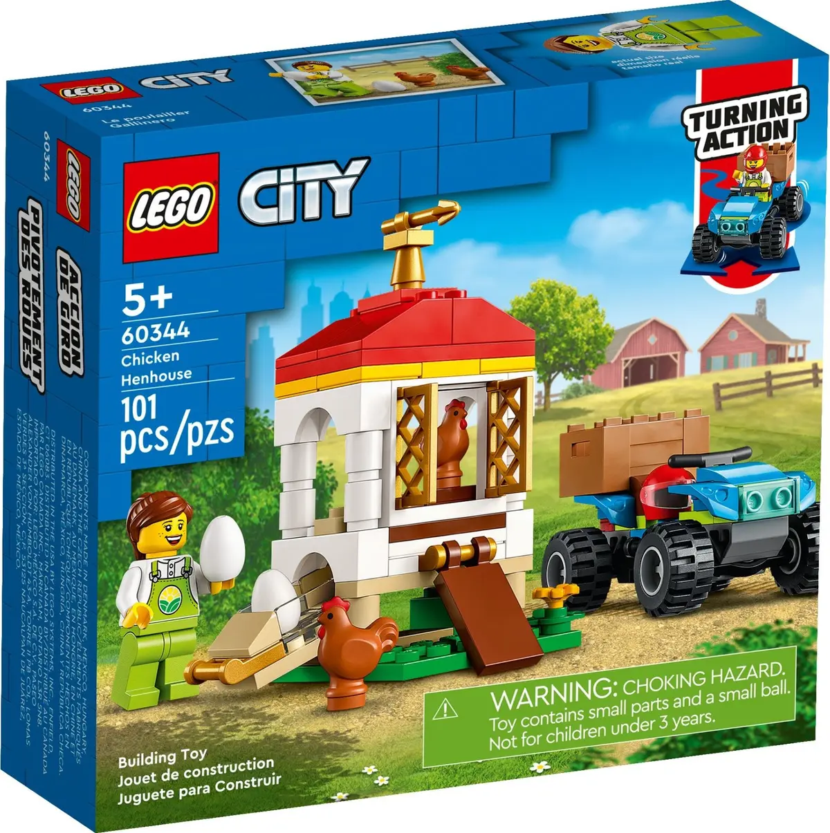 LEGO City 60344 Chicken Henhouse set, image 2
