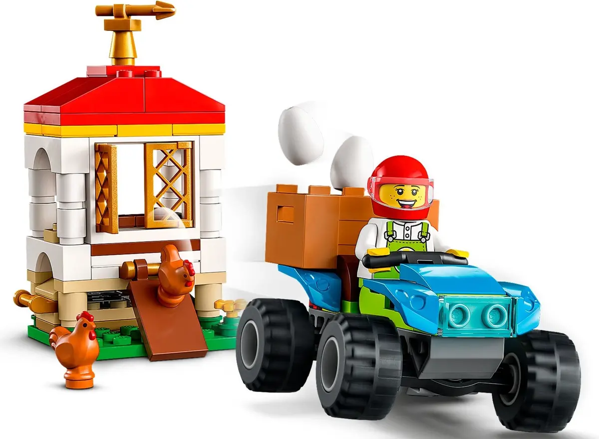 LEGO City 60344 Chicken Henhouse set, image 4