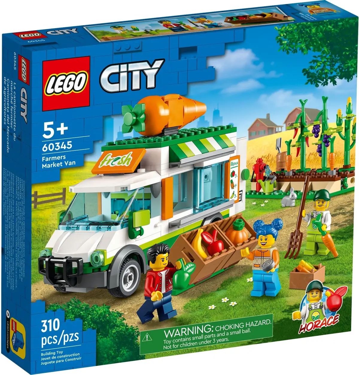 LEGO City 60345 Farmers Market Van set, image 2