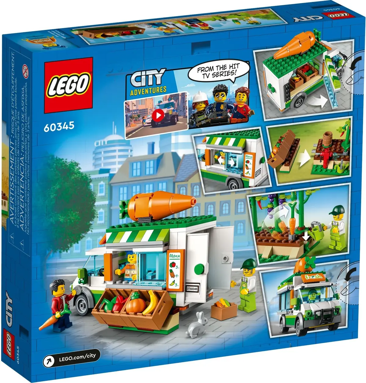 LEGO City 60345 Farmers Market Van set, image 8