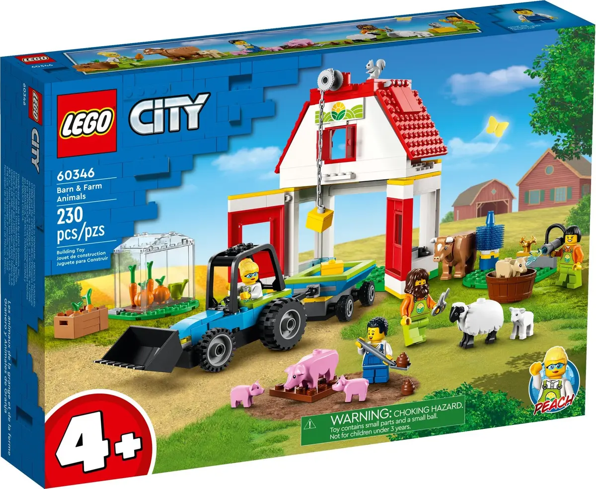 LEGO City 60346 Barn & Farm Animals set, image 2