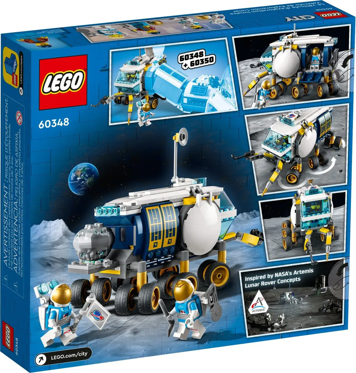 LEGO City 60348 Lunar Roving Vehicle set, image 7